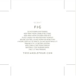 The Candle Pour Fig Scent Hand Poured Luxury/Premium Candle, 6oz. - Image 4