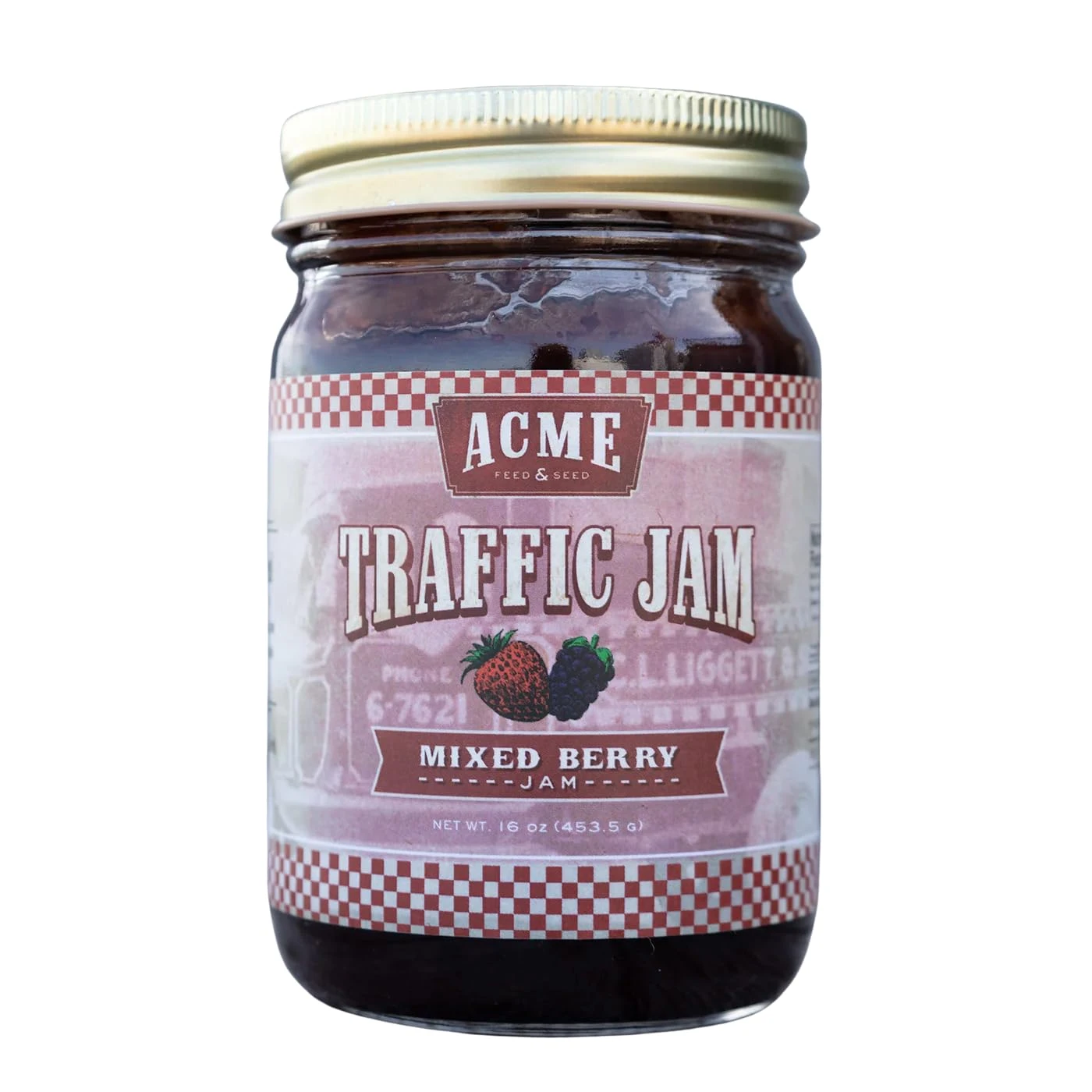 Version 1.0.0 Acme Feed & Seed Traffic Jam, Mixed Berry Jam 16oz. - Image 1