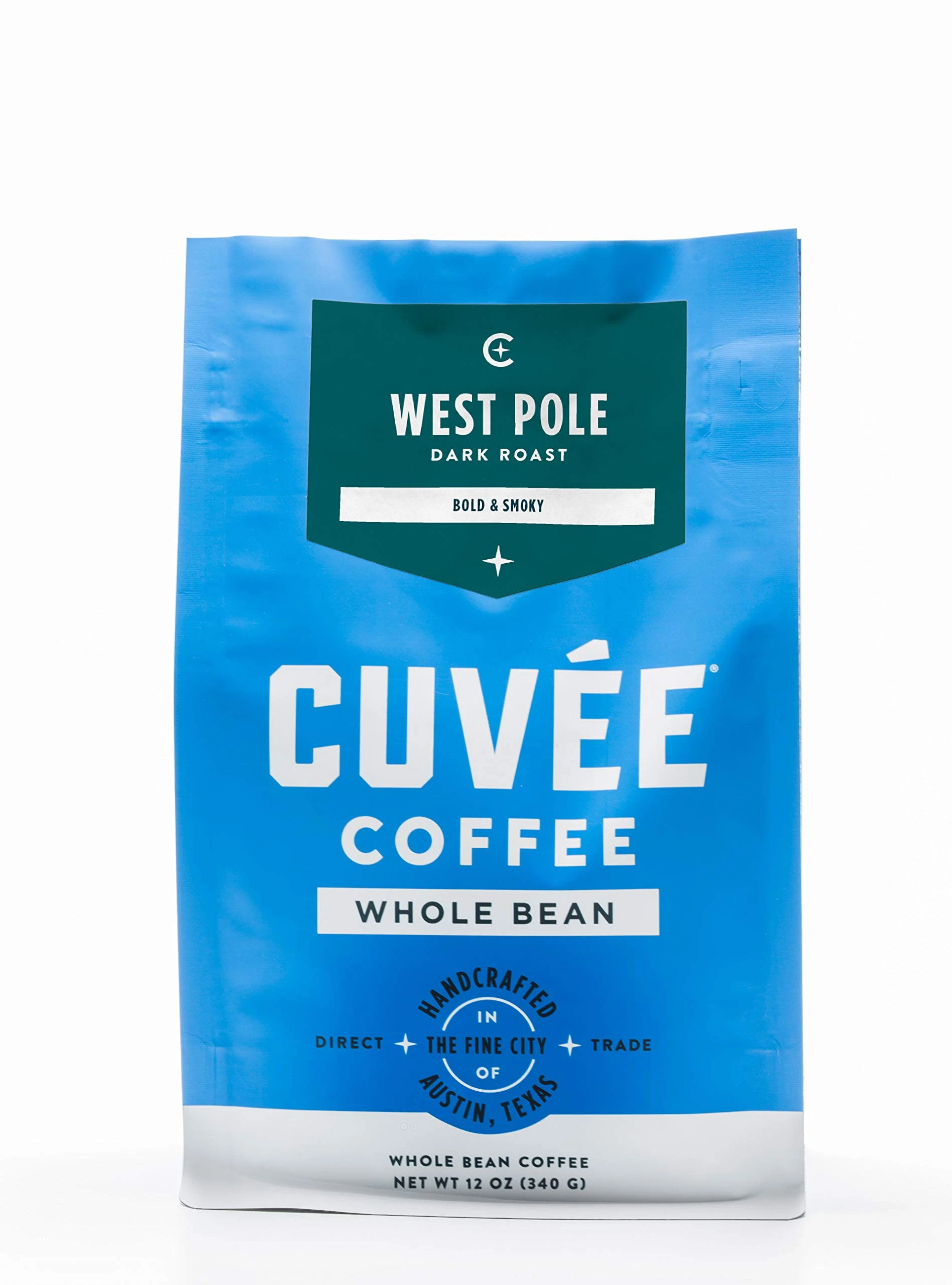 Version 1.0.0 CUVEE COFFEE West Pole Dark Roast Coffee, 12 OZ - Image 1