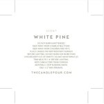 The Candle Pour White Pine Scent Hand Poured Luxury/Premium Candle, 6oz. - Image 5