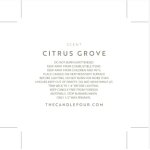 The Candle Pour Citrus Grove Scent Hand Poured Luxury/Premium Candle, 6oz. - Image 4