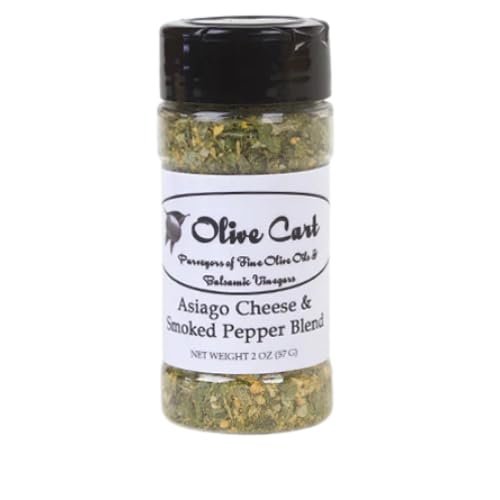 Asiago Cheese Seasoning with a Smoked Pepper Blend 2oz (Olive Cart) - Image 1