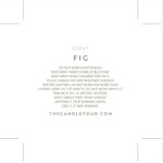 The Candle Pour Fig Scent Hand Poured Luxury/Premium Candle, 6oz. - Image 4