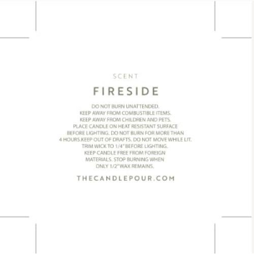 The Candle Pour Fireside Hand Poured Luxury/Premium Candle, 6oz. - Image 4