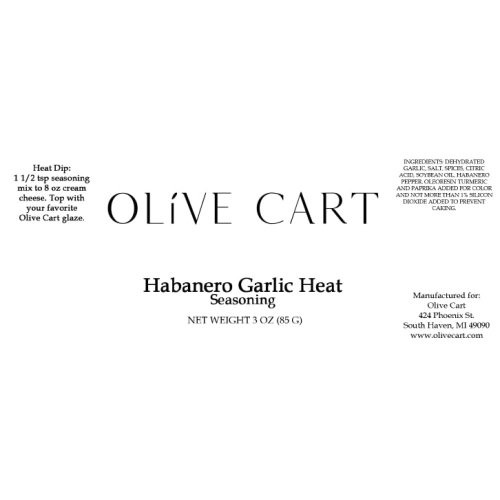 Habanero Garlic Heat Seasoning/Spice Blend 3oz (Olive Cart) - Image 2