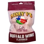 Mikey V's Buffalo Wings "Gator Toes", Deep Fried Garlic Snacks, 3.9oz. Buffalo Wing Seasoning Fried Garlic.