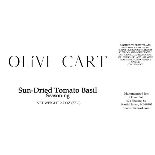 Sun-Dried Tomato Basil Seasoning by Olive Cart – 2.7oz Gourmet Spice Blend – Savory & Aromatic Mix for Pasta, Pizza, Salads, Roasted Veggies & More - Image 2