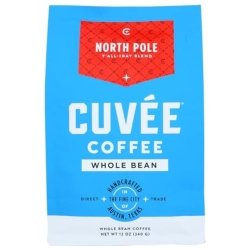 CUVEE COFFEE North Pole Y'alliday Blend Whole Bean Coffee, 12 OZ