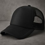 Unisex Lightweight Trucker Hat – Solid Color Mesh Back Cap, Adjustable Snapback for Men & Women - Image 2