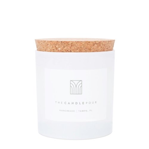The Candle Pour White Pine Scent Hand Poured Luxury/Premium Candle, 6oz. - Image 1