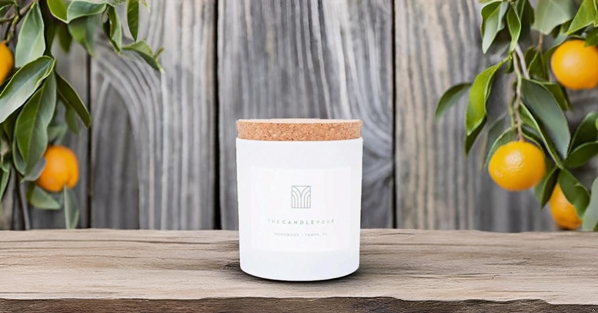 The Candle Pour Citrus Grove Scent Hand Poured Luxury/Premium Candle, 6oz. - Image 2