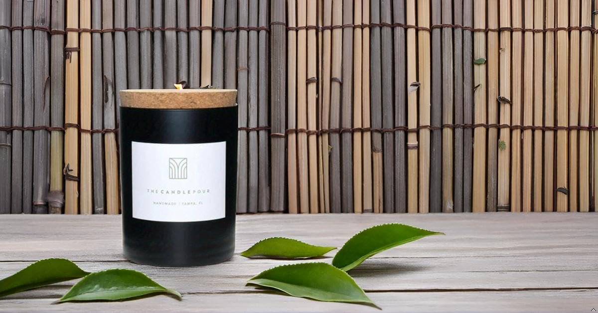 The Candle Pour Tea House Scent Hand Poured Luxury/Premium Candle, 6oz. - Image 2