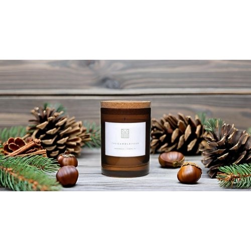 The Candle Pour Roasted Chestnut Hand Poured Luxury/Premium Candle, 6oz. - Image 2