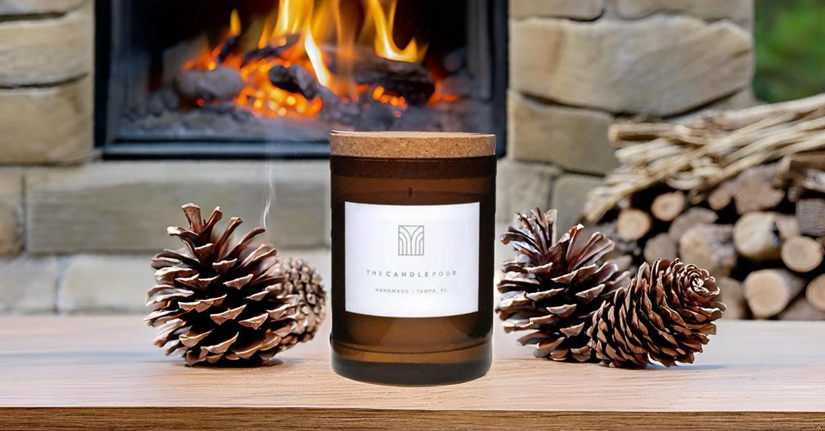 The Candle Pour Fireside Hand Poured Luxury/Premium Candle, 6oz. - Image 2