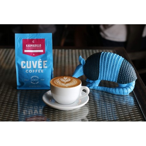CUVEE COFFEE Karmadillo Espresso Blend Whole Bean Coffee, 12 OZ - Image 2