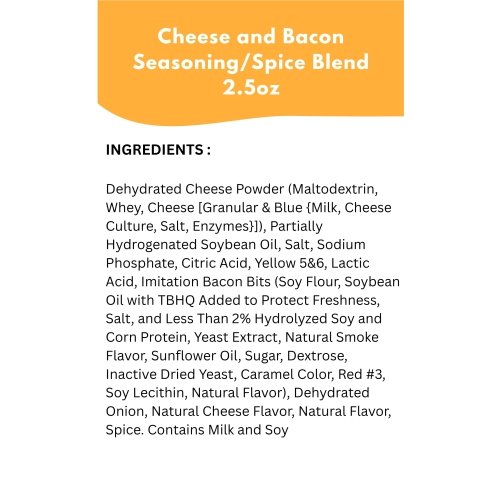 Cheese and Bacon Seasoning/Spice Blend 2.5oz (Olive Cart) - Image 5