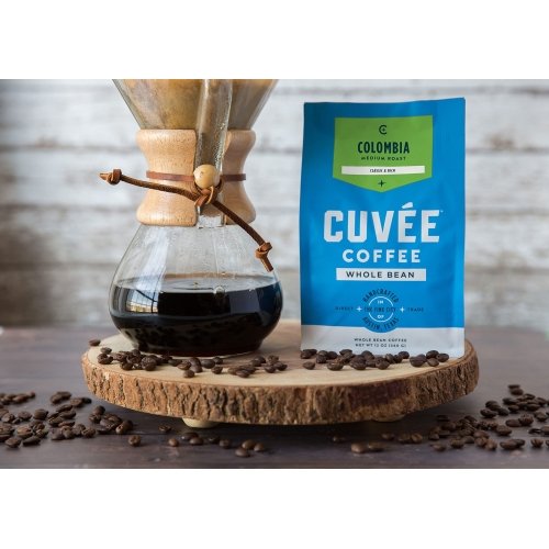 CUVEE COFFEE Colombia – Single-Origin Whole Bean Coffee, 12oz Bag – Smooth & Balanced Medium Roast - Image 4